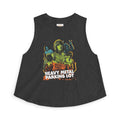 Heavy Metal Parking Lot Graphic Crop Top