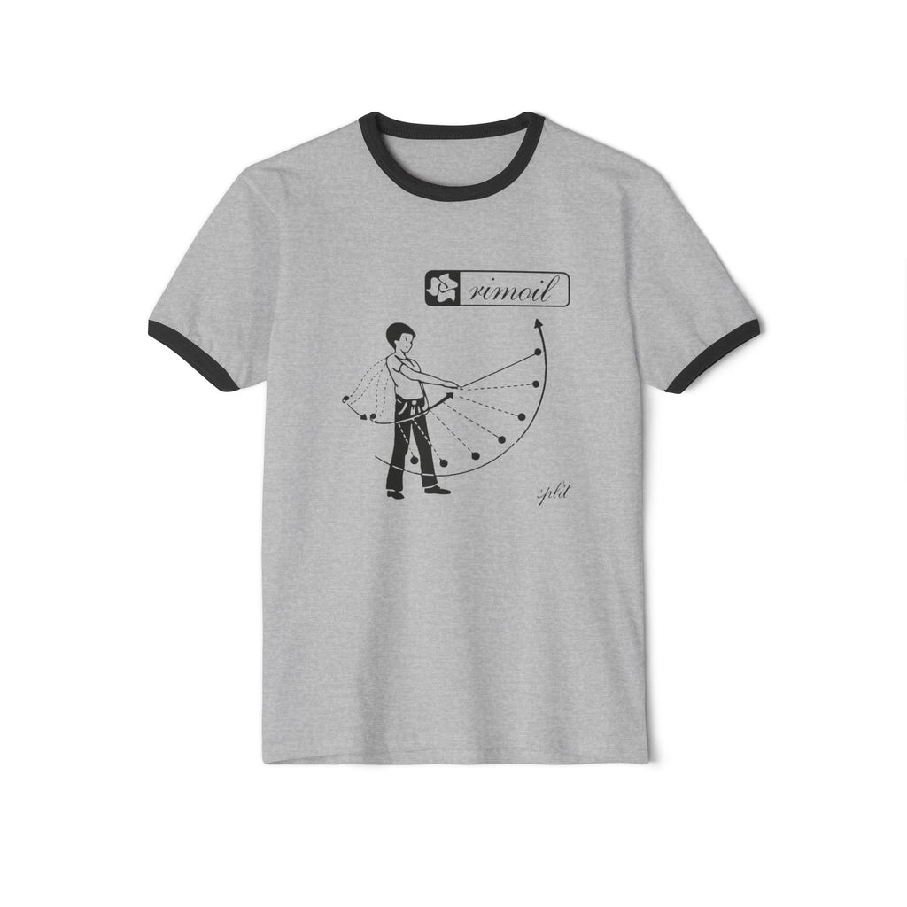 Ringer T-Shirt — Vintage Archer Graphic with 'remodel' Label