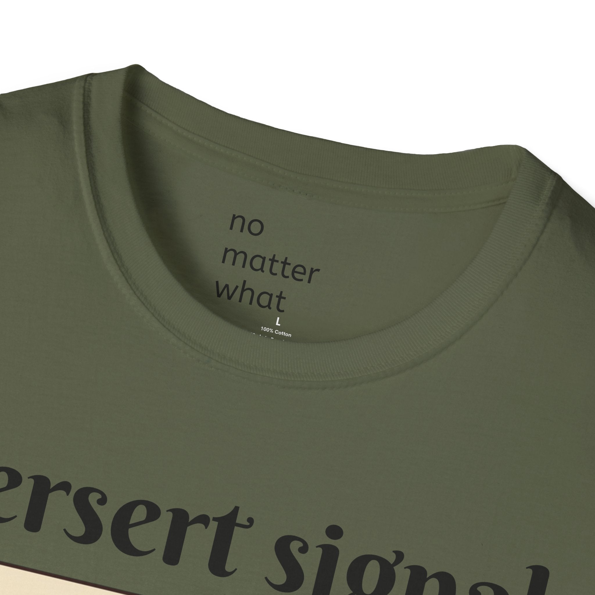 Desert Signal T-Shirt — Retro Satellite Dish Graphic Tee