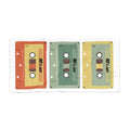 Retro Cassette Beach Towel — Vintage 80s Tape Design