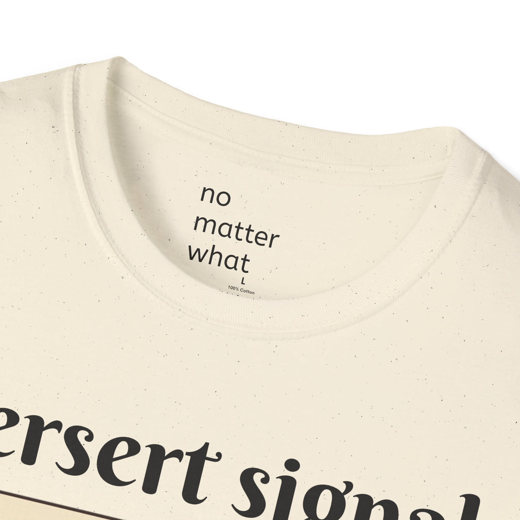Desert Signal T-Shirt — Retro Satellite Dish Graphic Tee