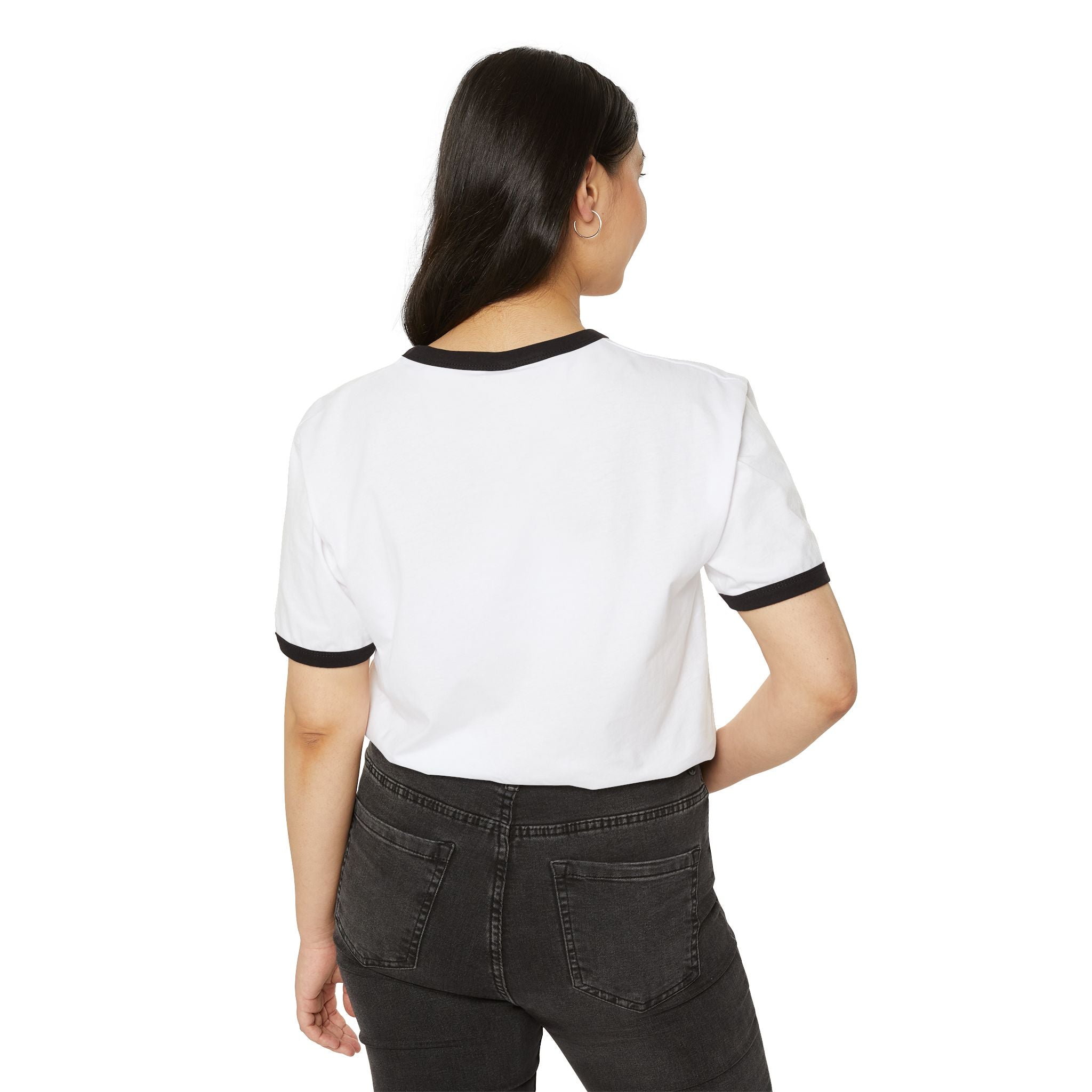 Desert Signal Ringer Tee — Satellite Dish Graphic T-Shirt