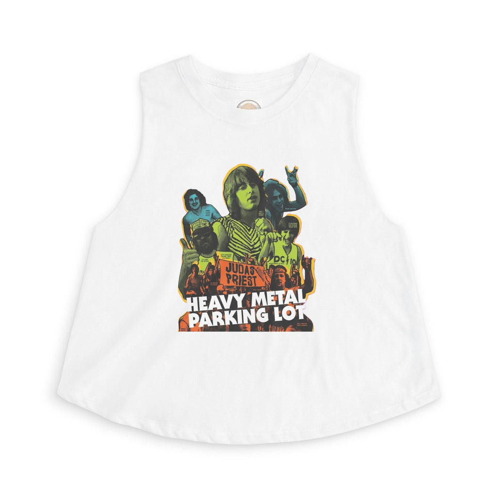 Heavy Metal Parking Lot Graphic Crop Top