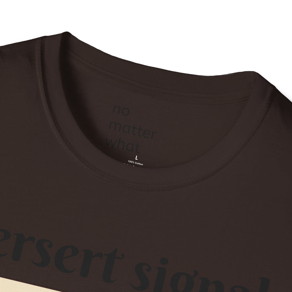 Desert Signal T-Shirt — Retro Satellite Dish Graphic Tee
