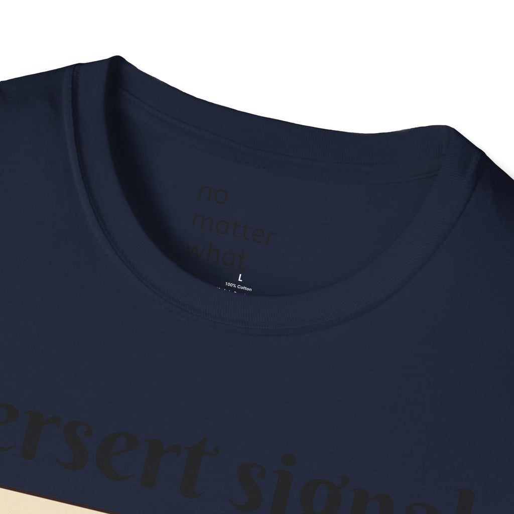 Desert Signal T-Shirt — Retro Satellite Dish Graphic Tee